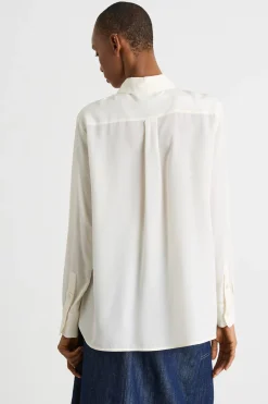 Blusa fluida - Bianco