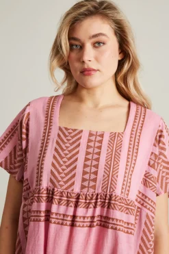 Blusa in cotone - Rosa
