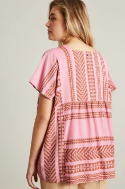 Blusa in cotone - Rosa