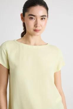Blusa in crepe - Giallo