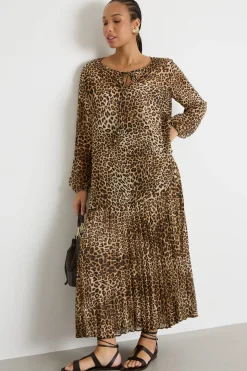 Blusa in georgette - Animalier