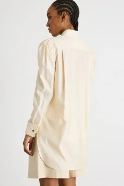 Blusa in raso - Avorio