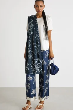 Blusa in raso - Bianco