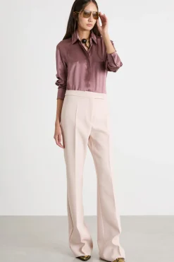 Blusa in raso - Rosa