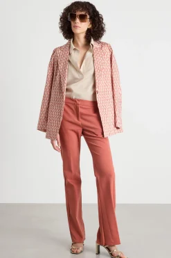 Blusa in tessuto leggero - Avorio