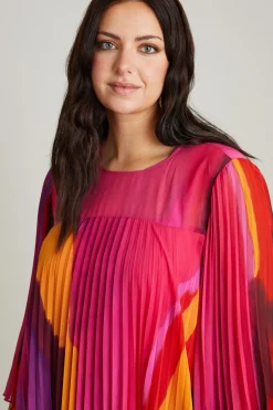 Blusa plissettata - Rosa Viola
