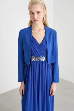 Bolero open-front - Blu
