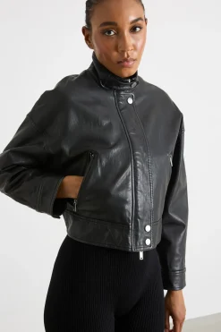 Bomber cropped - Nero