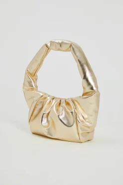 Borsa a spalla imbottita - Oro