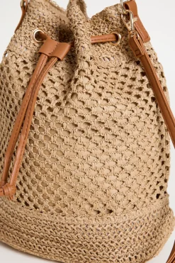 Borsa a secchiello - Cammello