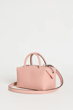 Borsa bauletto in pelle - Rosa