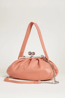 Borsa clutch in pelle - Rosa