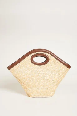 Borsa in paglia - Giallo