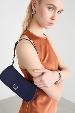 Borsa in raso - Blu