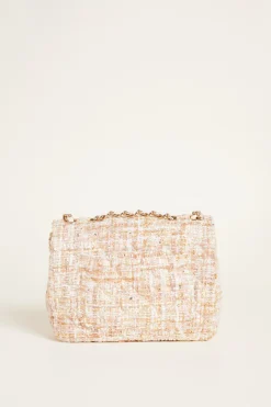 Borsa in tessuto intrecciato - Beige