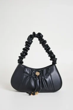 Borsa in tessuto spalmato - Nero
