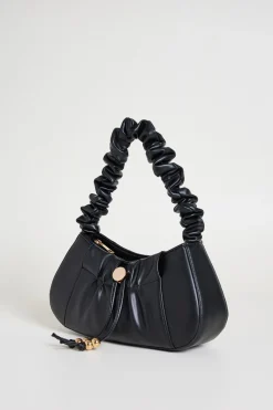 Borsa in tessuto spalmato - Nero