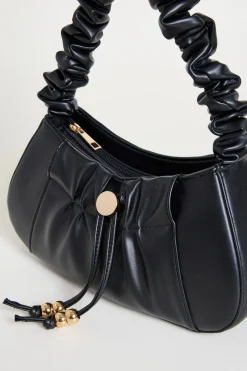 Borsa in tessuto spalmato - Nero