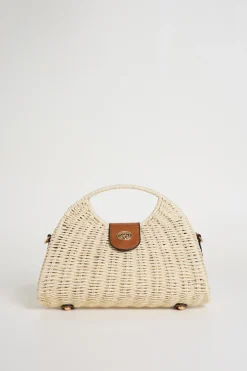 Borsa intrecciata - Beige