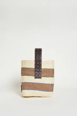 Borsa piccola in corda naturale - Cammello Bianco
