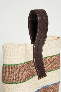 Borsa piccola in corda naturale - Cammello Bianco