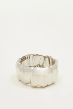 Bracciale ondulato - Argento