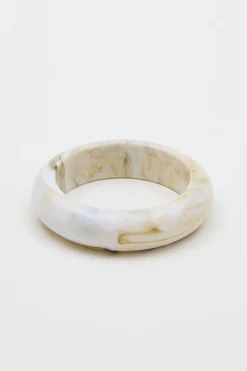 Bracciale rigido - Bianco Oro