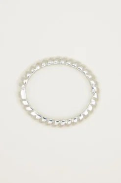 Bracciale sottile ad anello - Argento