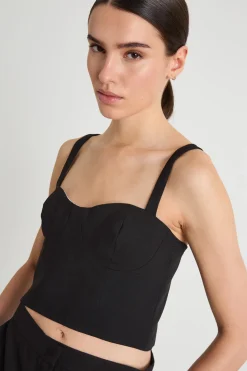 Bustier corto - Nero