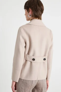 Caban in lana - Beige