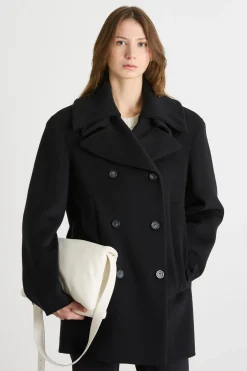 Caban oversize - Nero