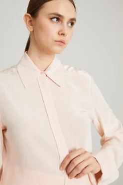 Camicia con maxi polsini - Rosa Chiaro