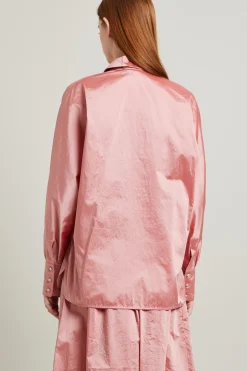 Camicia in taffetà - Rosa