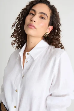Camicia ampia - Bianco