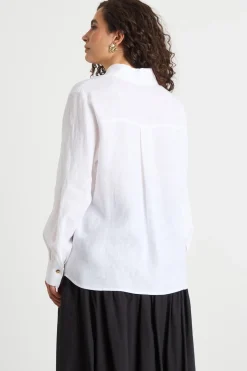 Camicia ampia - Bianco