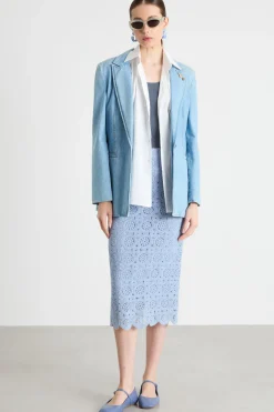 Camicia ampia in popeline - Bianco