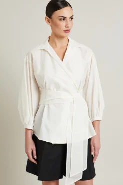 Camicia a portafoglio - Bianco