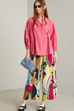 Camicia a portafoglio - Fucsia