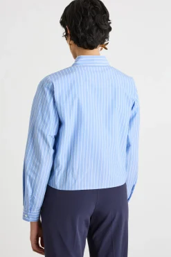 Camicia boxy - Azzurro