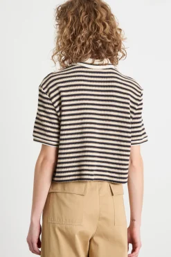 Camicia boxy in jersey - Marrone Beige