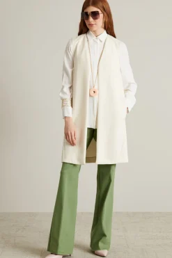 Camicia con accessorio a fiore - Bianco