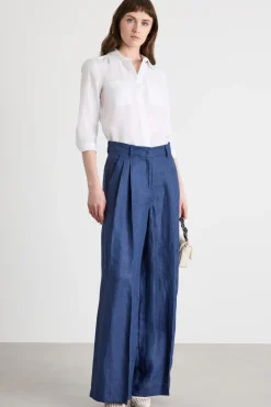 Camicia con manica a tre quarti - Bianco