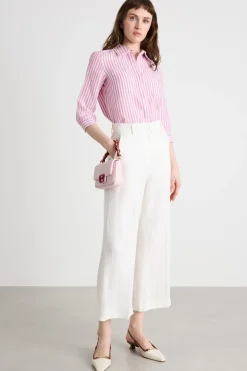Camicia con manica a tre quarti - Rosa