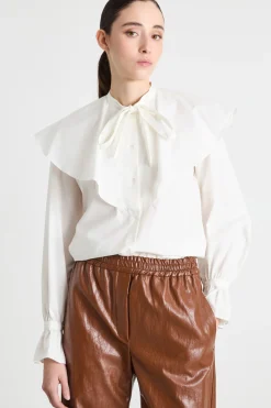 Camicia con mantella - Bianco