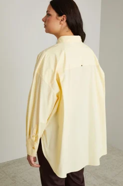 Camicia con ricamo - Giallo