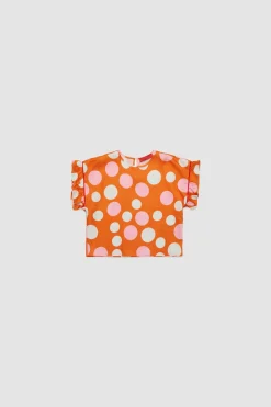 Camicia con ruches BAMBINI - Arancione