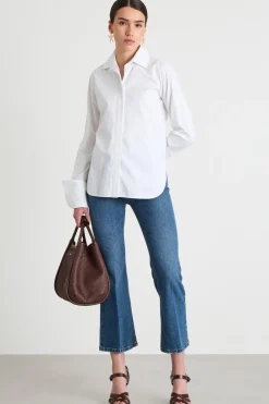 Camicia con spacchi - Bianco