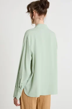 Camicia con tasche - Verde