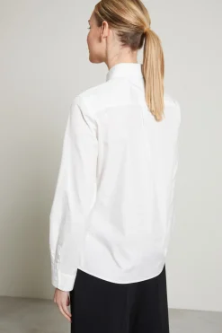 Camicia con taschino applicato - Bianco