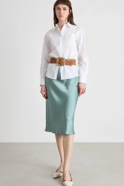 Camicia con taschino - Bianco